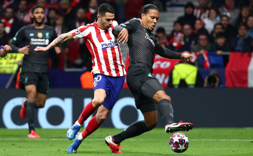 Champions League Van Dijk Liverpool v Atletico